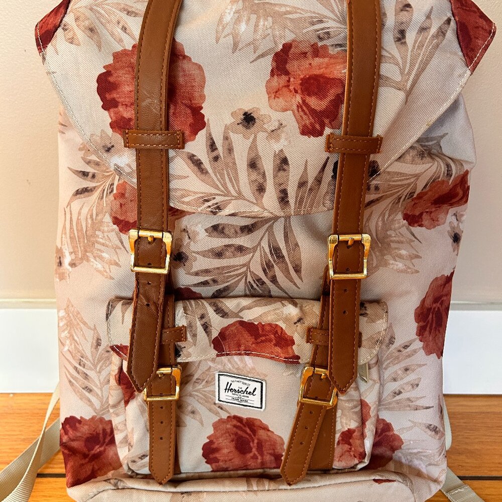 One of the Kind. Gorgeous Herschel Signature Backpack.